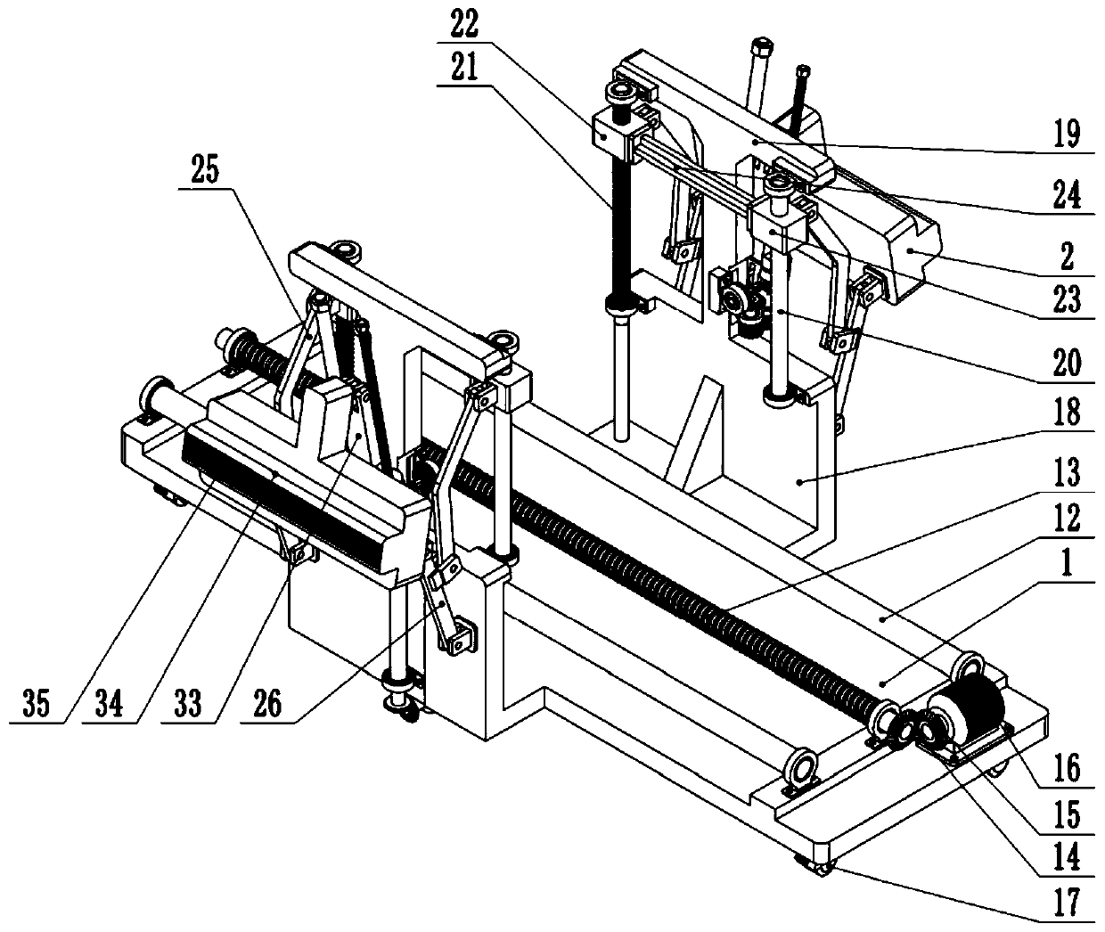 B-ultrasonography examination bracket for ultrasonography department