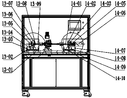 Speed reducer assembly no-load moment testboard