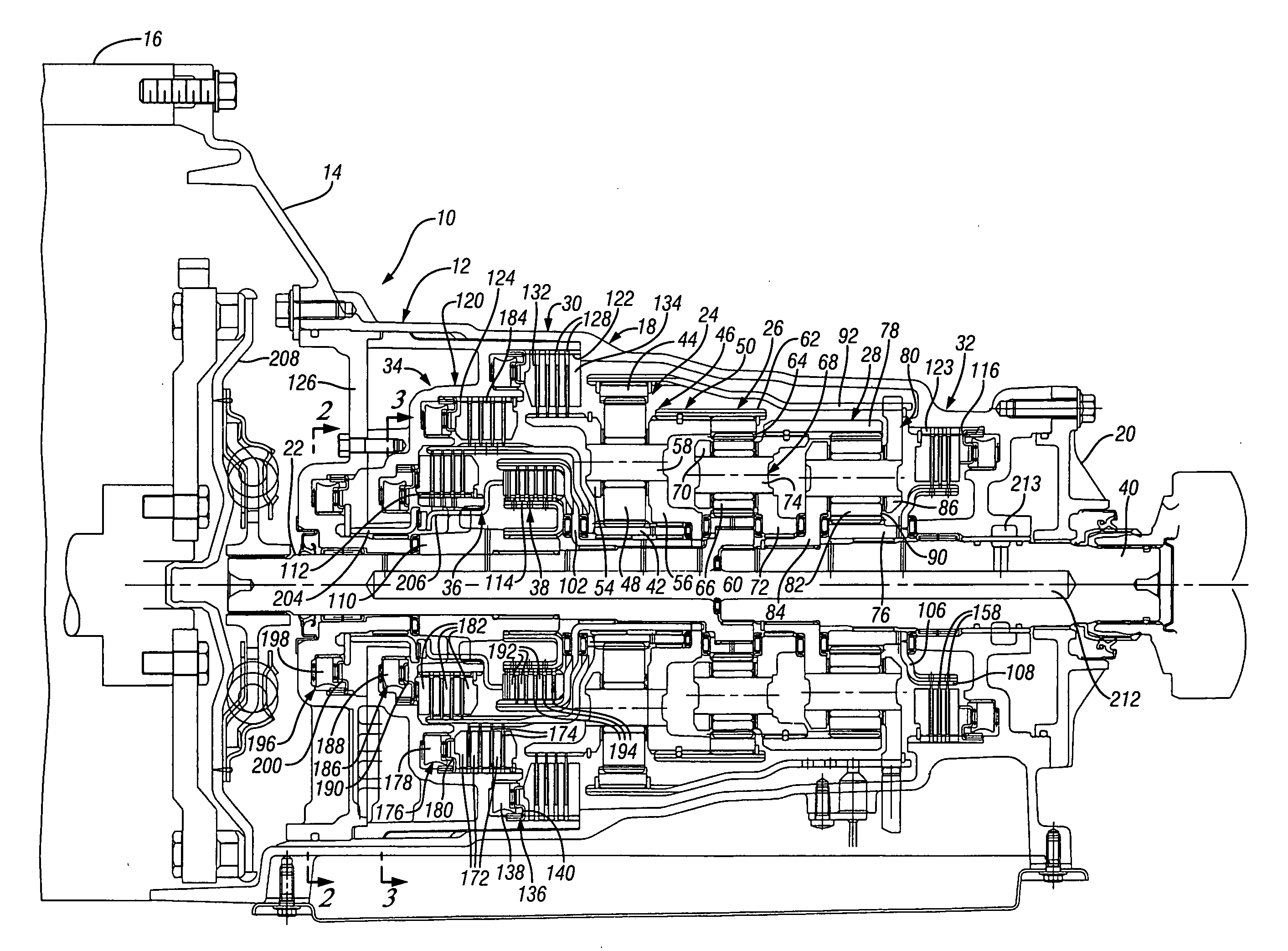 Torque-transmitting mechanisms for a planetary transmission