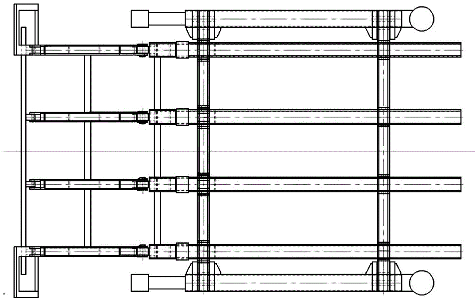 Novel temporary supporting device for coal mine roadway comprehensive digging face