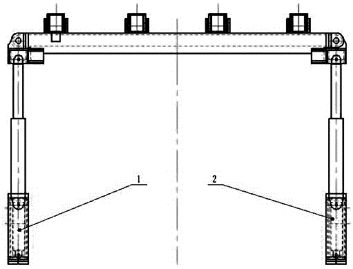 Novel temporary supporting device for coal mine roadway comprehensive digging face