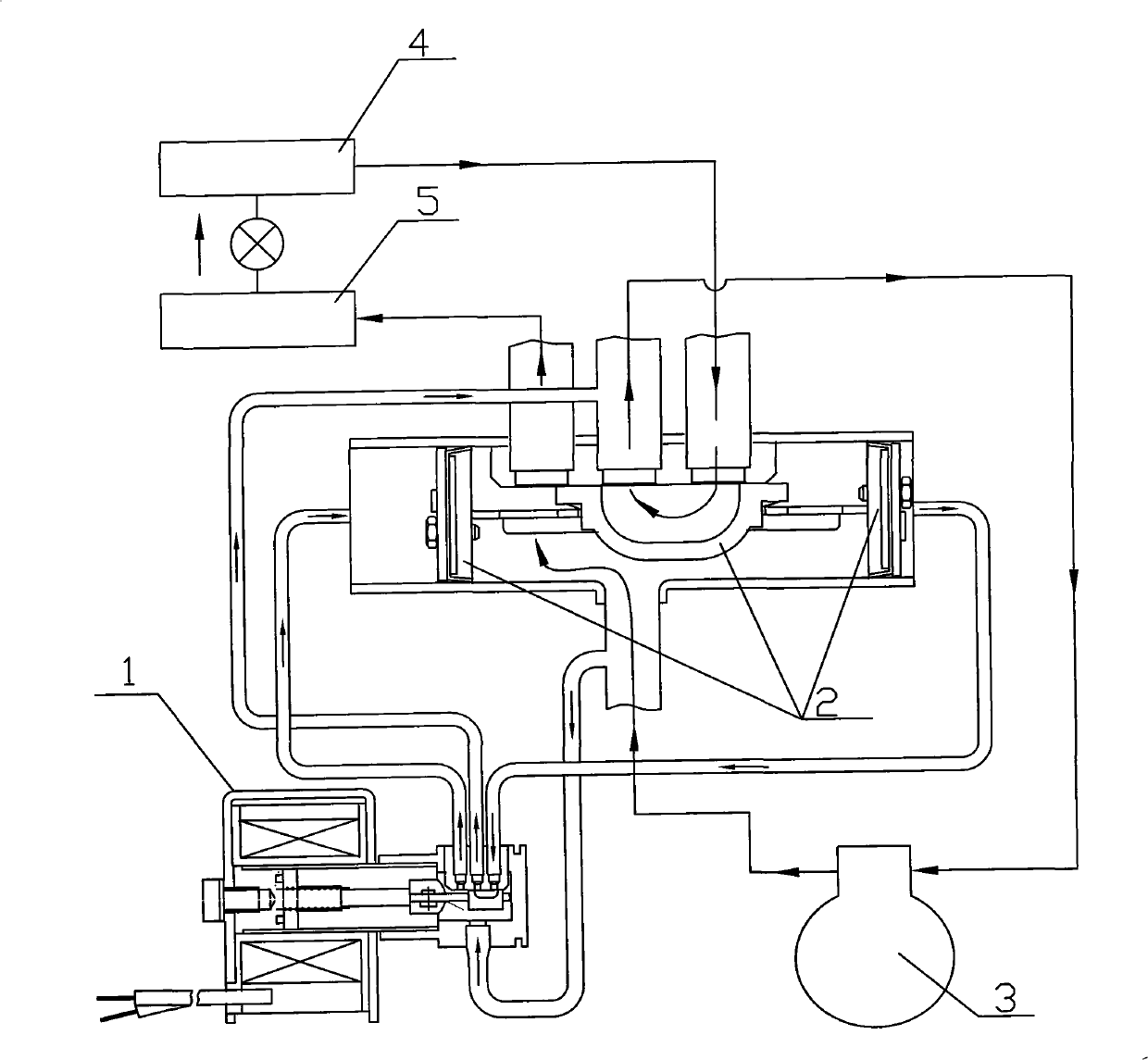 Control method for four-way valve