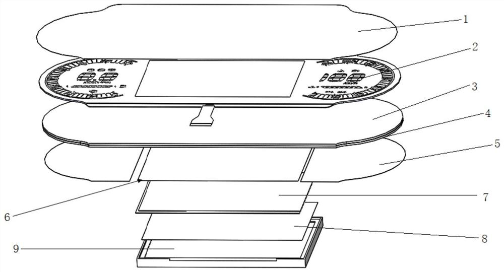 High-transmittance mixed liquid crystal display screen