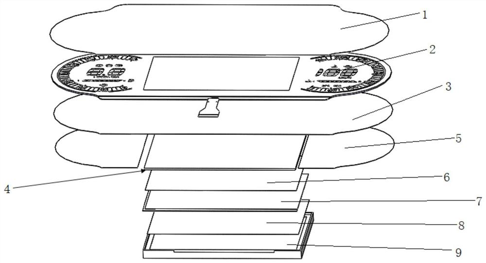 High-transmittance mixed liquid crystal display screen