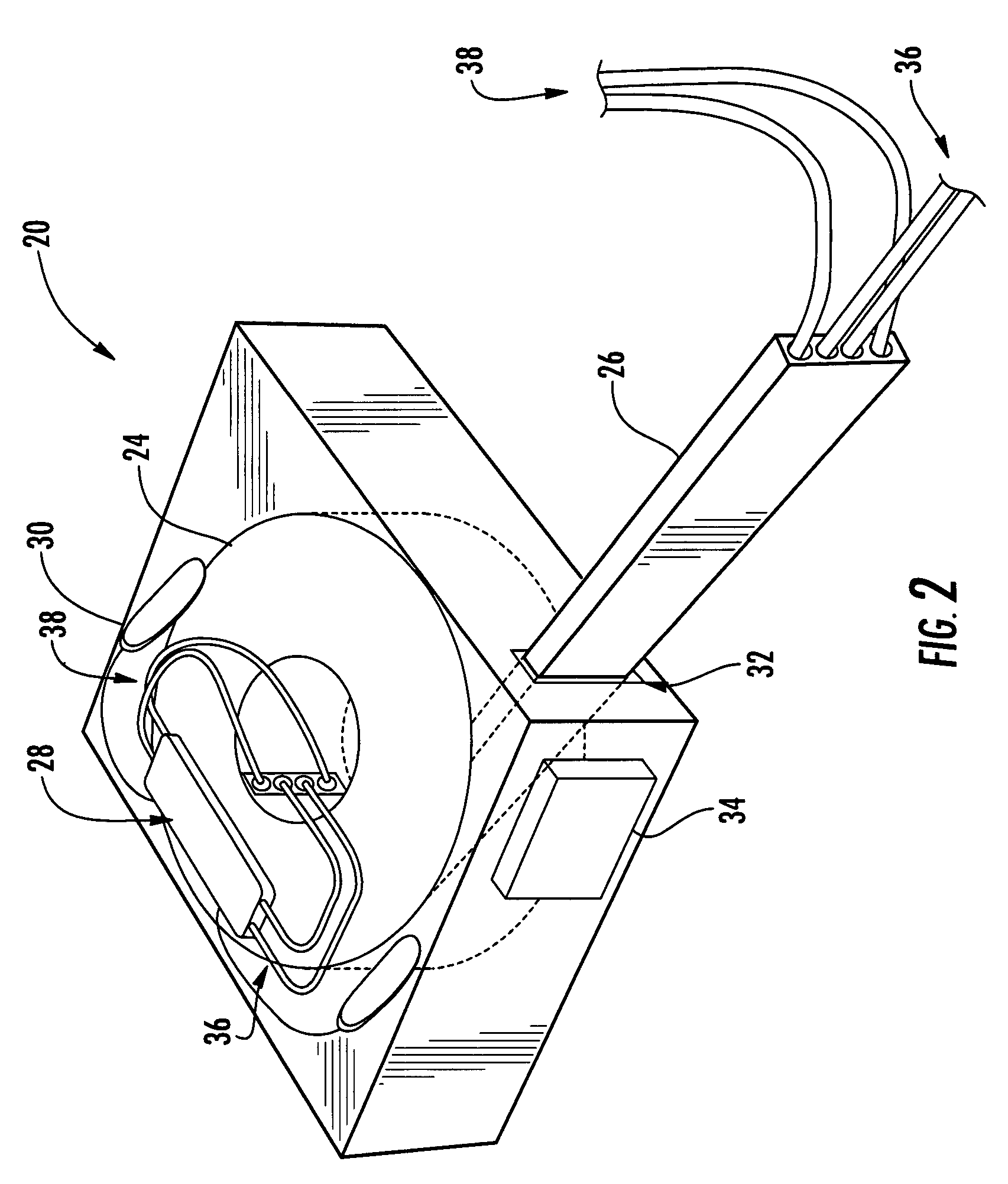 Retractable optical fiber tether assembly and associated fiber optic cable