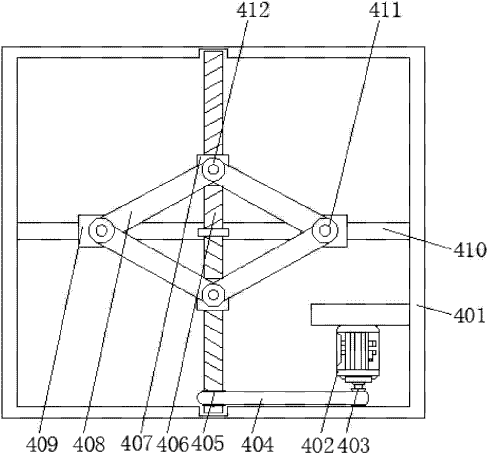 Bamboo plank slotting, paint spraying and automatic conveying device