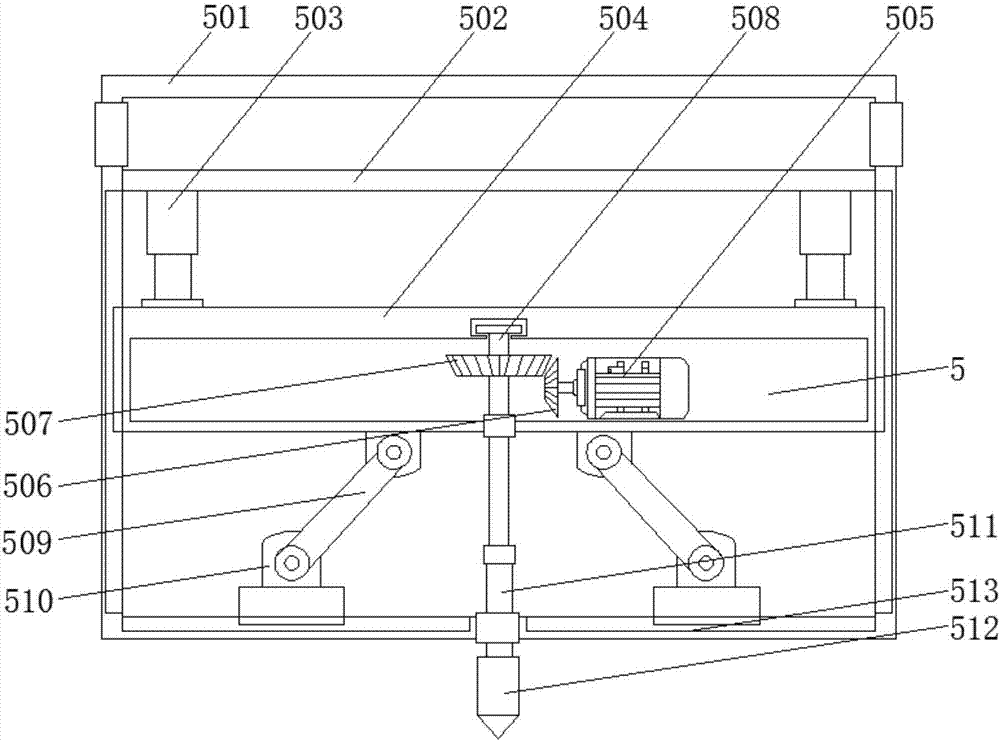 Bamboo plank slotting, paint spraying and automatic conveying device