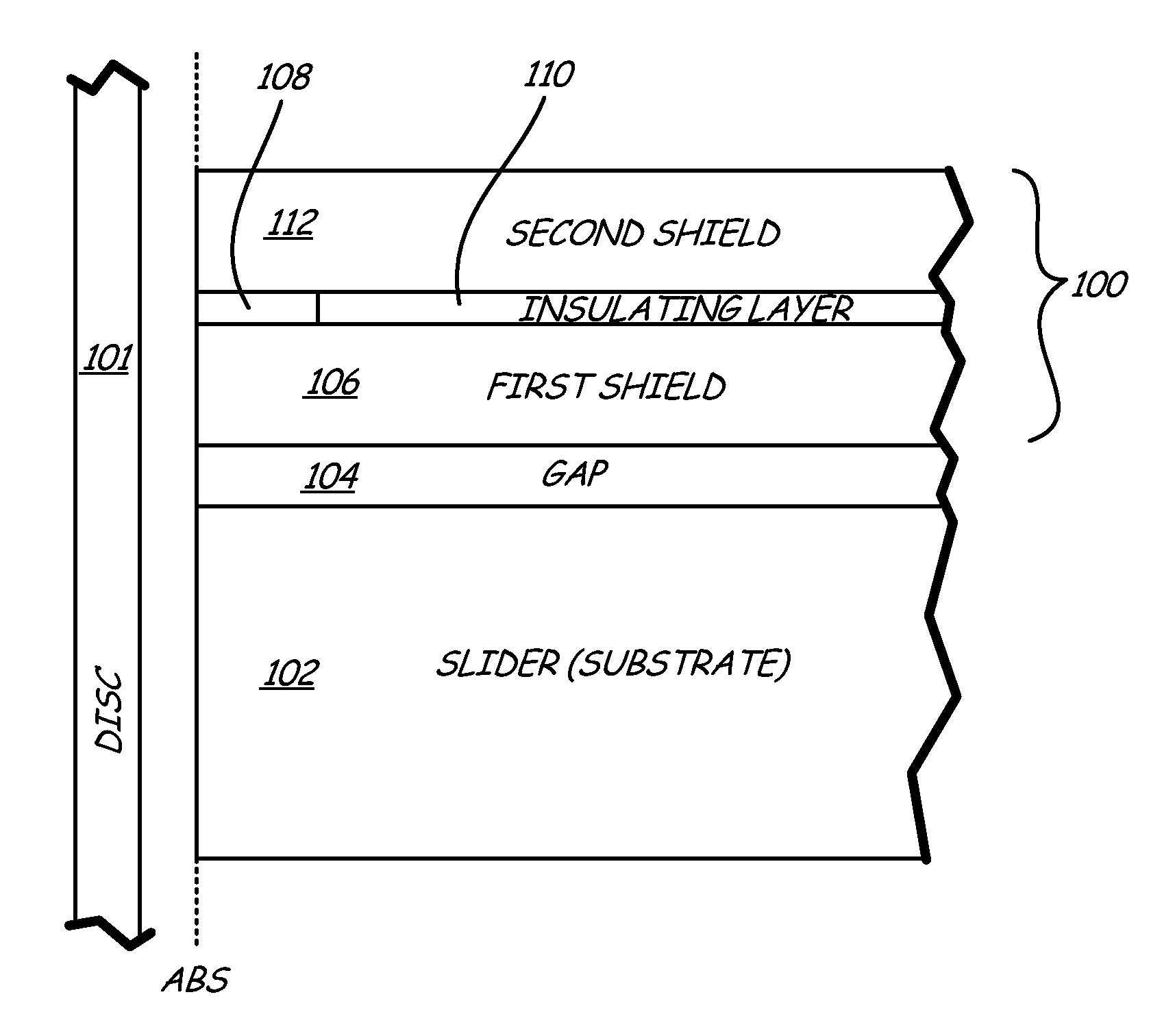 Head with high readback resolution