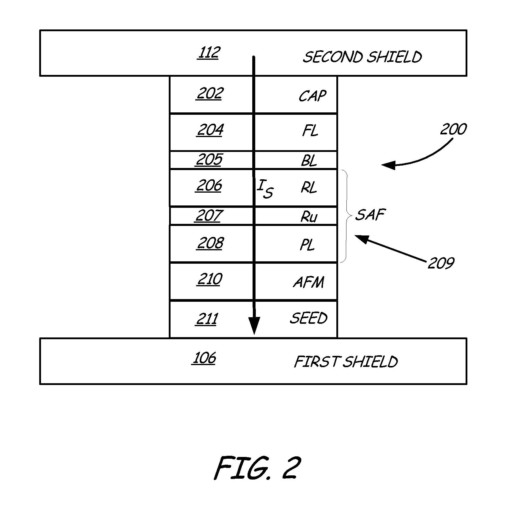 Head with high readback resolution