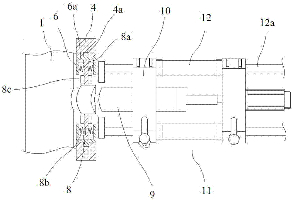 A pe tee pipe processing device