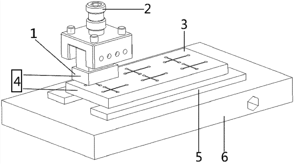 Electrical discharge machining method of die inserted block for forming microstructure