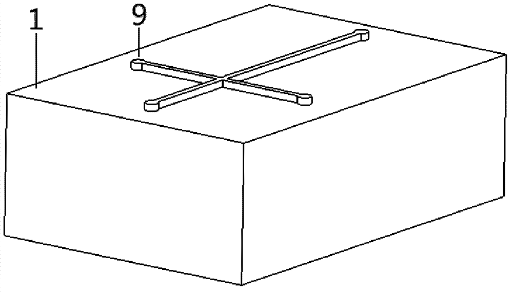 Electrical discharge machining method of die inserted block for forming microstructure