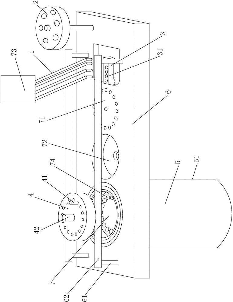 Sample adding device for pyrosequencing