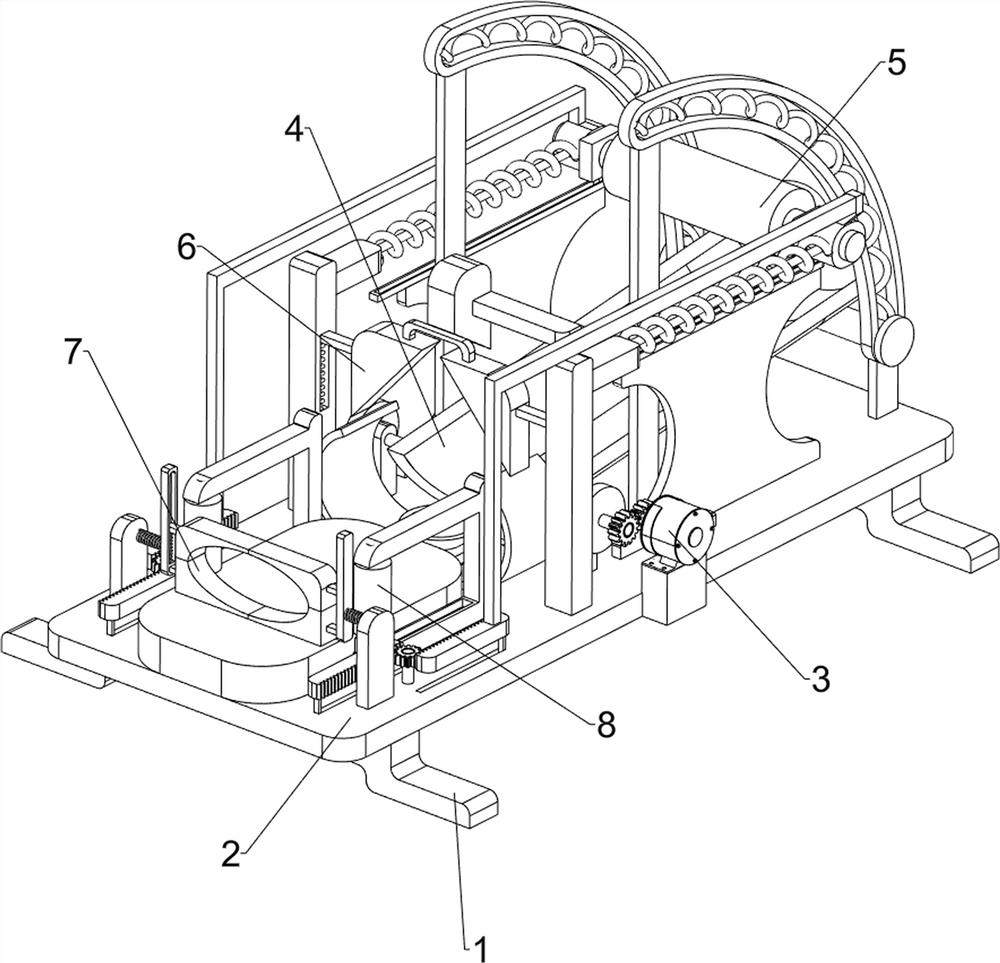 An auxiliary rehabilitation training device after a fracture