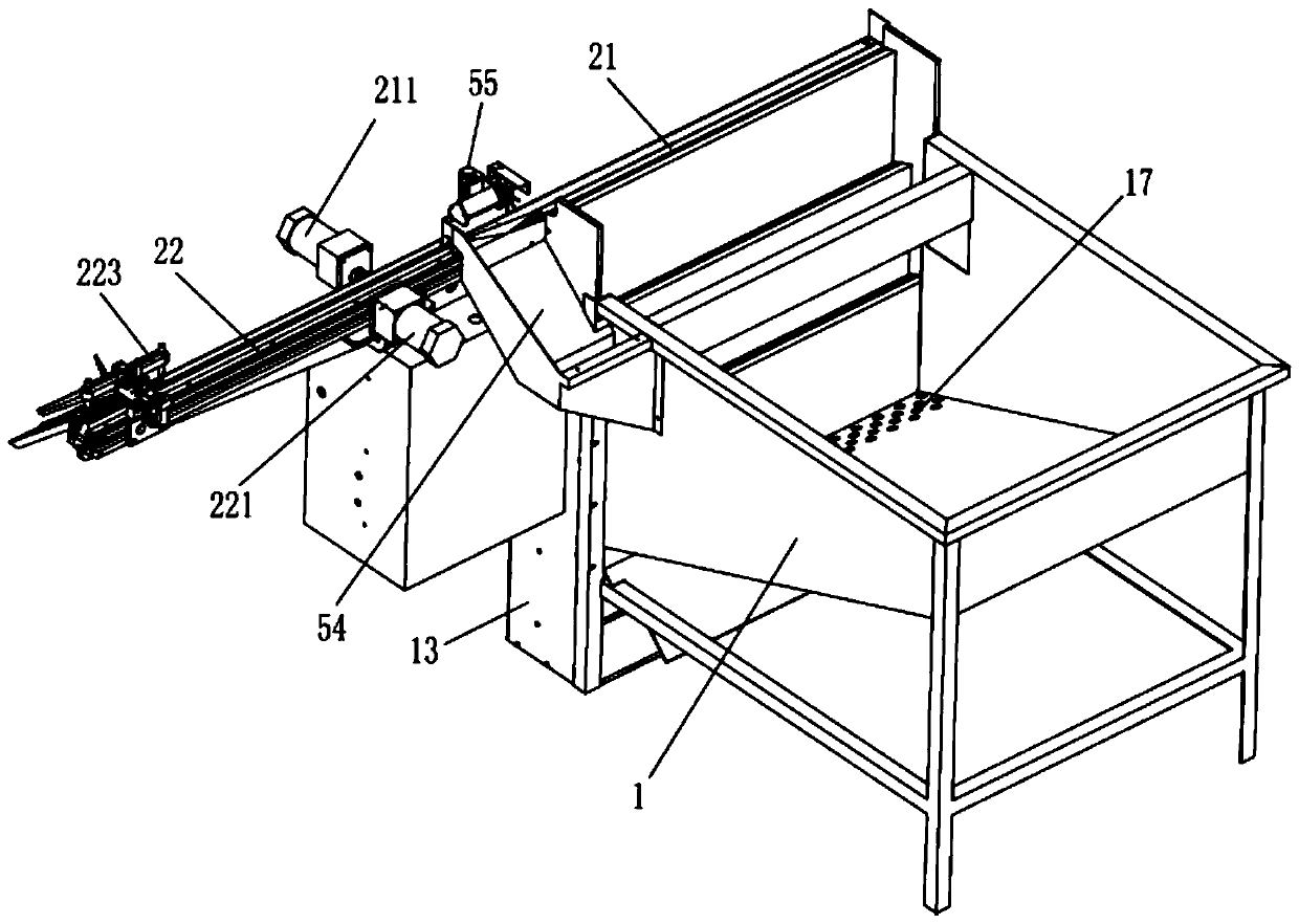 Automatic arranging and feeding device for firework cylinders