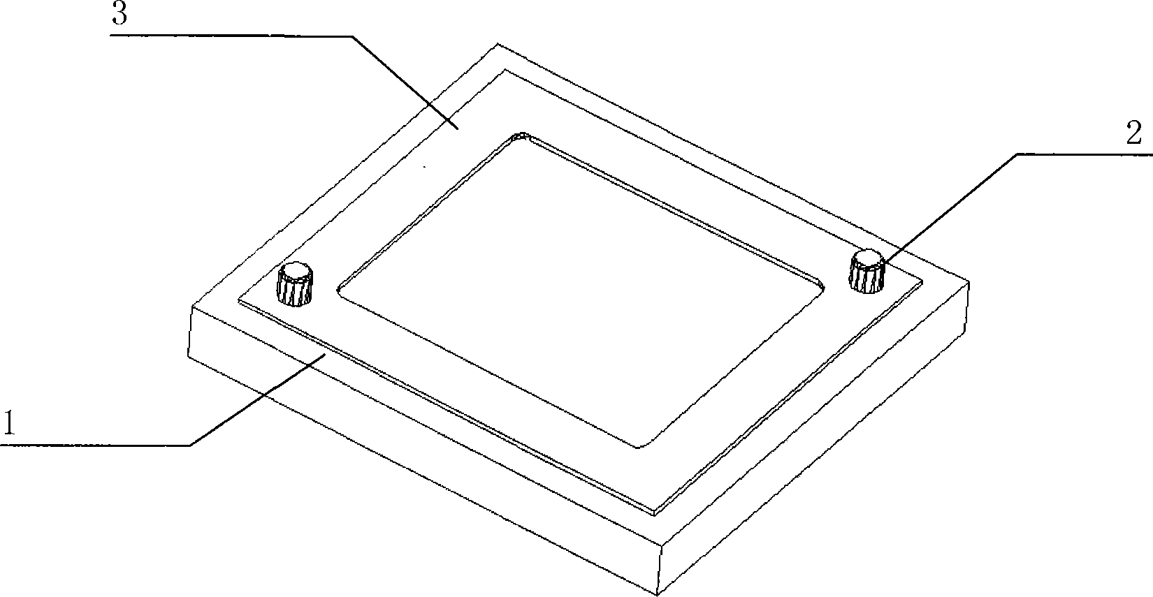 Power semiconductor chip welding device