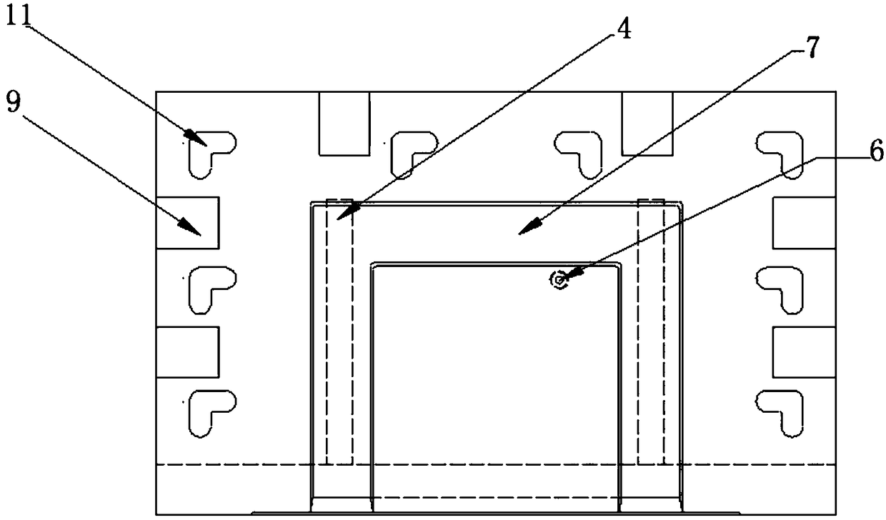 Cross waterproof test device for shield tunnel segment joints