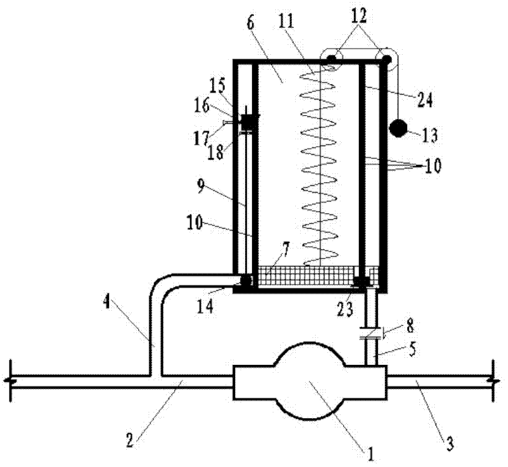 Reflux water saving device for water heater