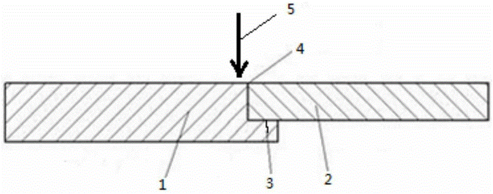 Method for welding heterogenous system aluminum alloy through electron beams