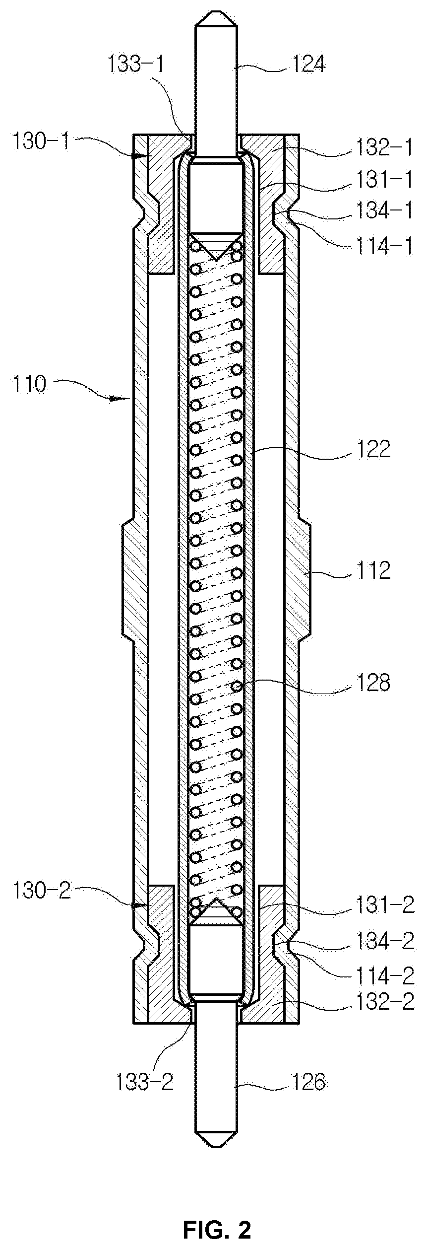 Test probe assembly and test socket