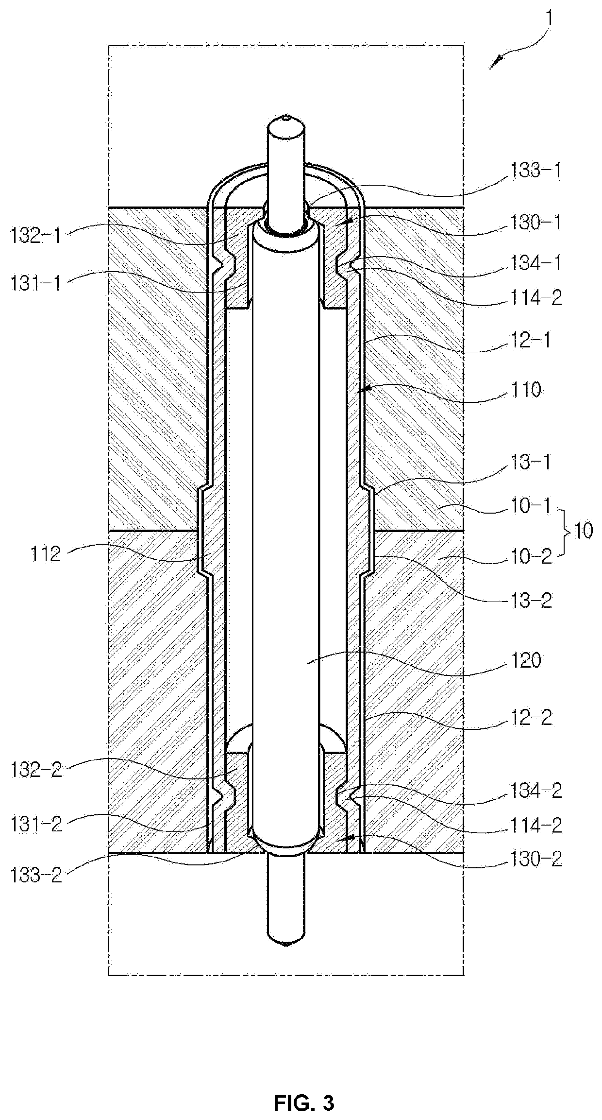 Test probe assembly and test socket