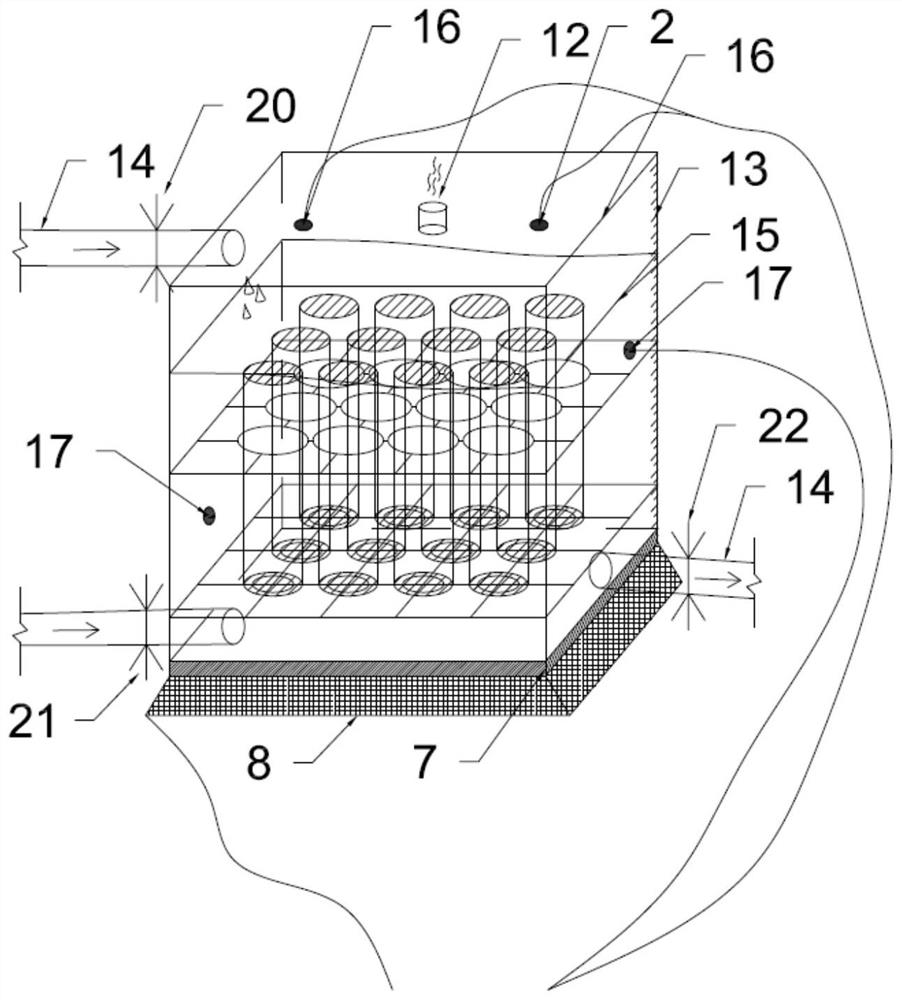 Rock mass dry-wet cycle damage monitoring system and method in chemical corrosion environment