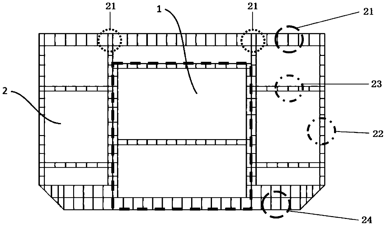 Plate-shell type large-span light-weight mechanized bridge structure