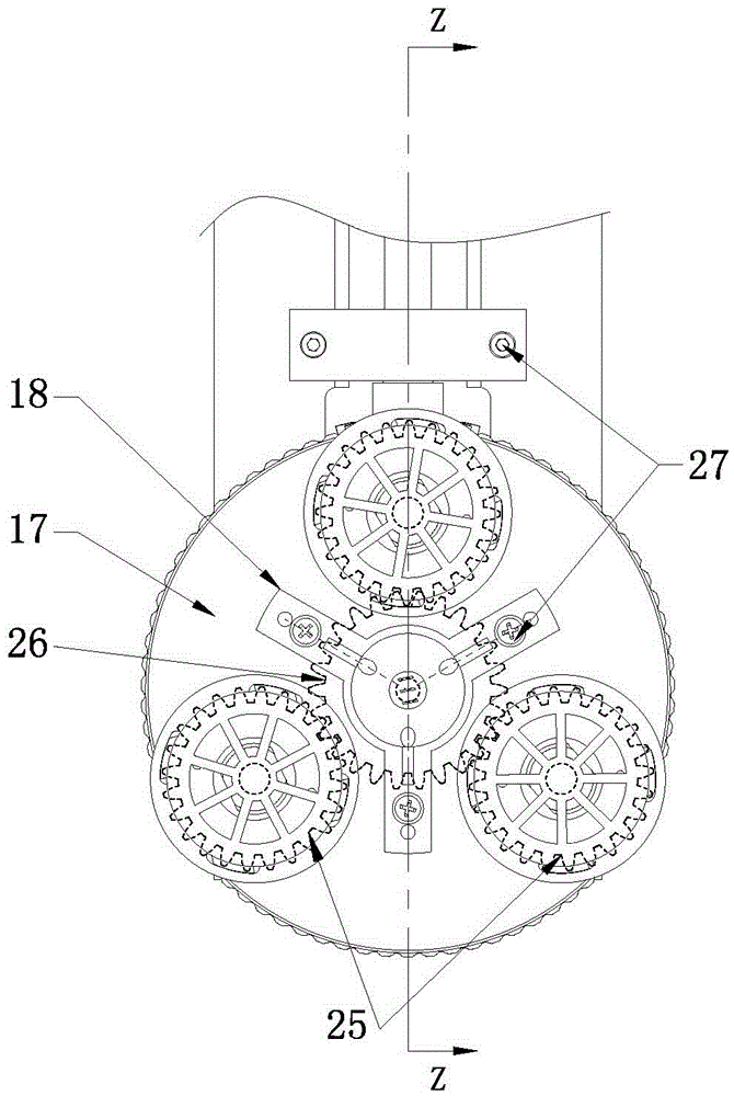 A planetary barrel plating machine