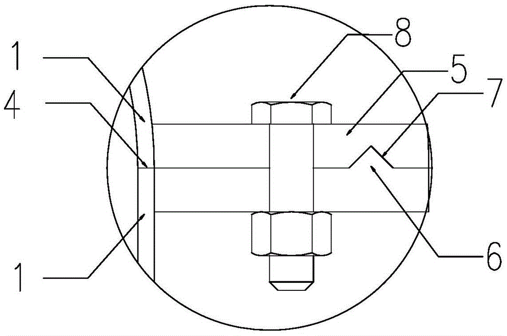 Tongue-and-groove formwork that can be spliced ​​quickly and prevents mistakes