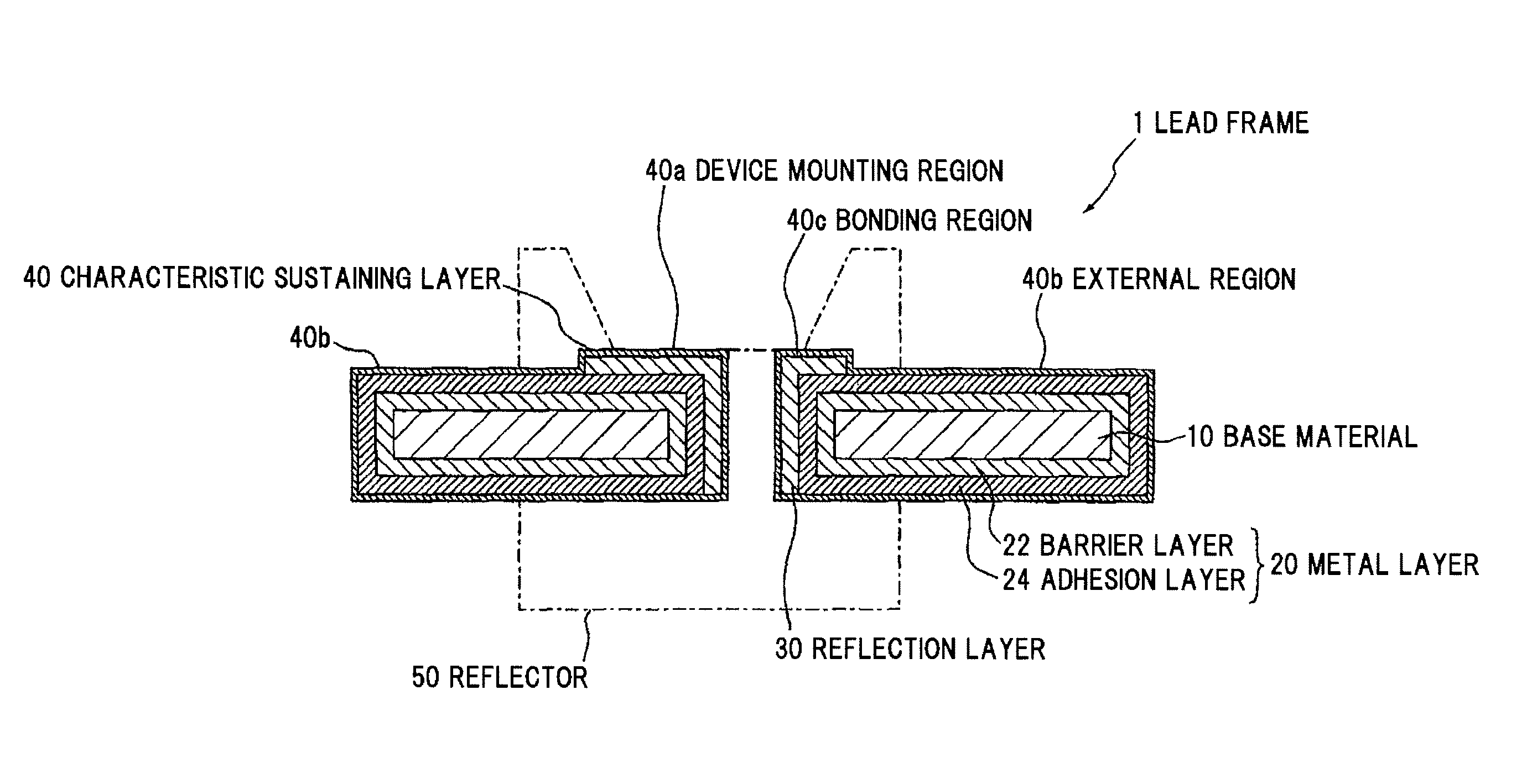 Lead frame, method of making the same and light receiving/emitting device