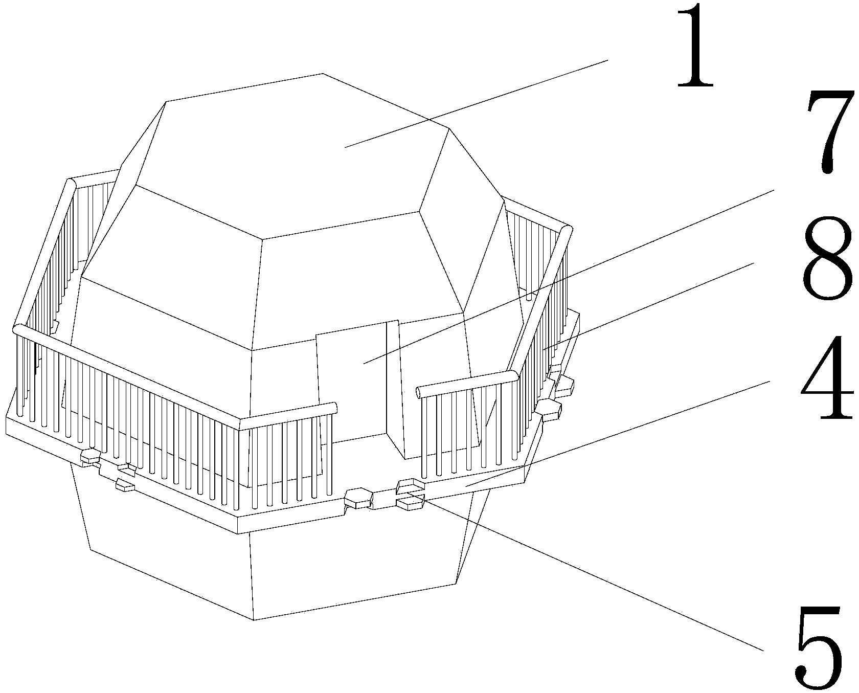 Multifunctional comprehensive ocean platform device and system