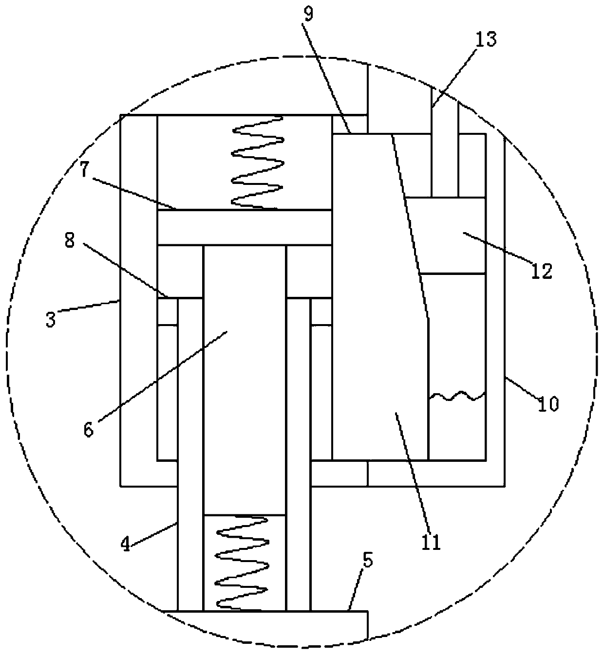 Sampling storage box material for egg quality detection and preparation method thereof