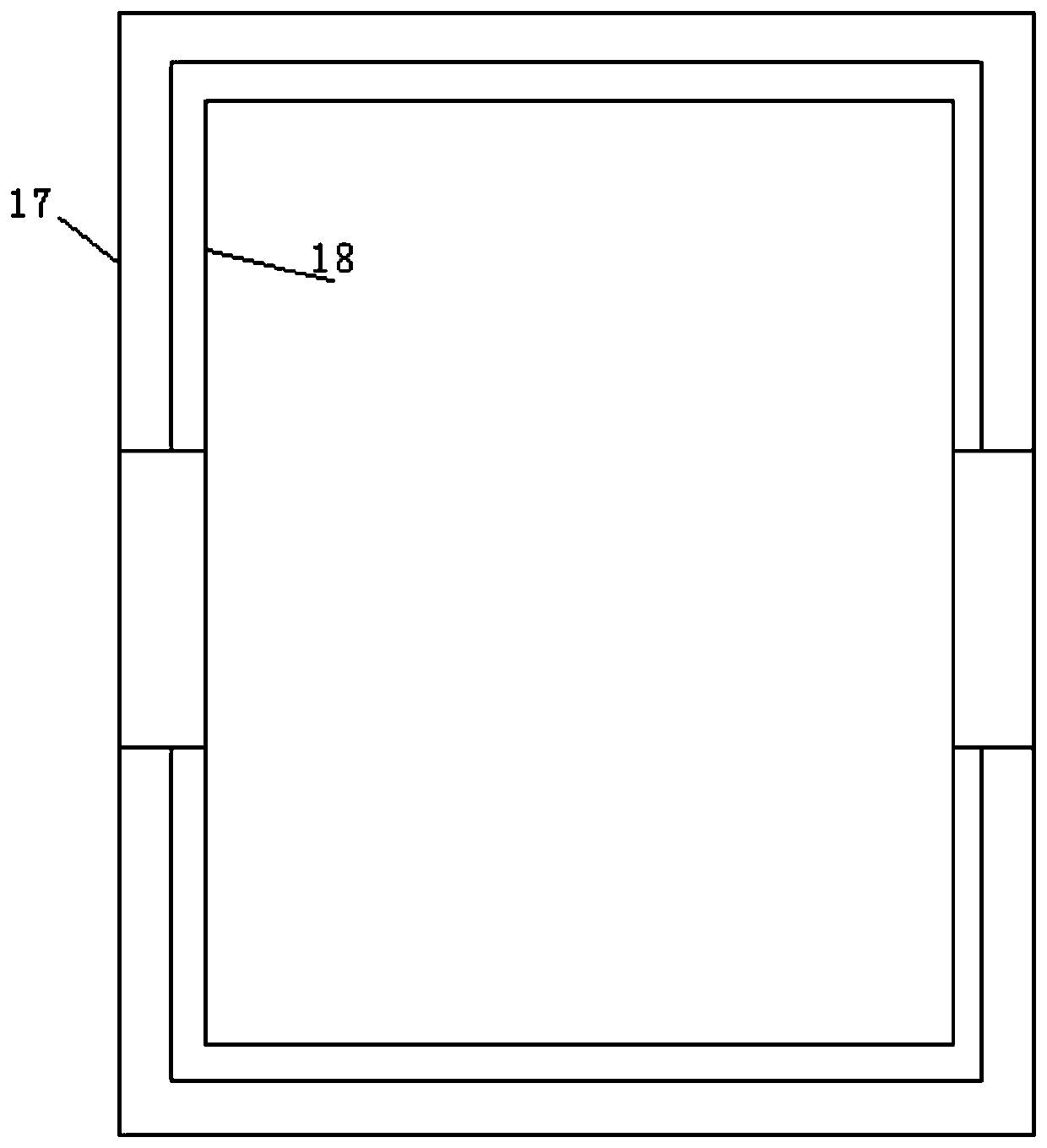 Sampling storage box material for egg quality detection and preparation method thereof