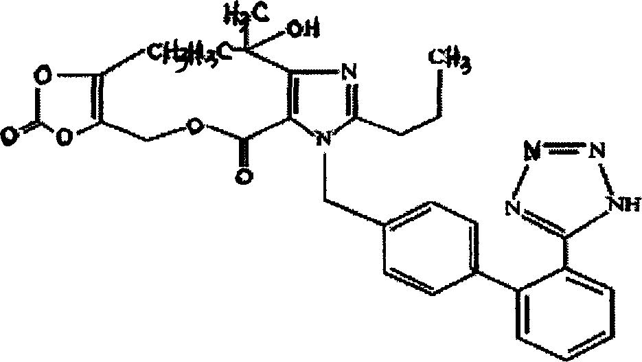 Compound formulation for treating hypertension