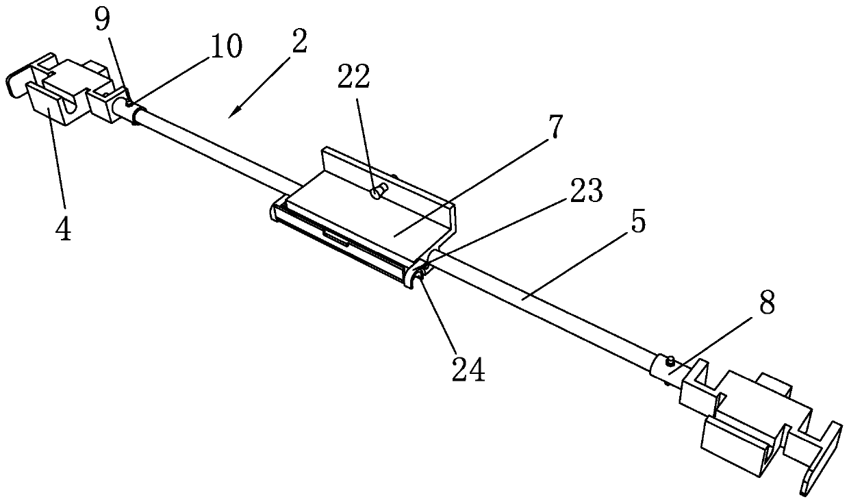 Supporting device for steam oven grill and mounting method of supporting device