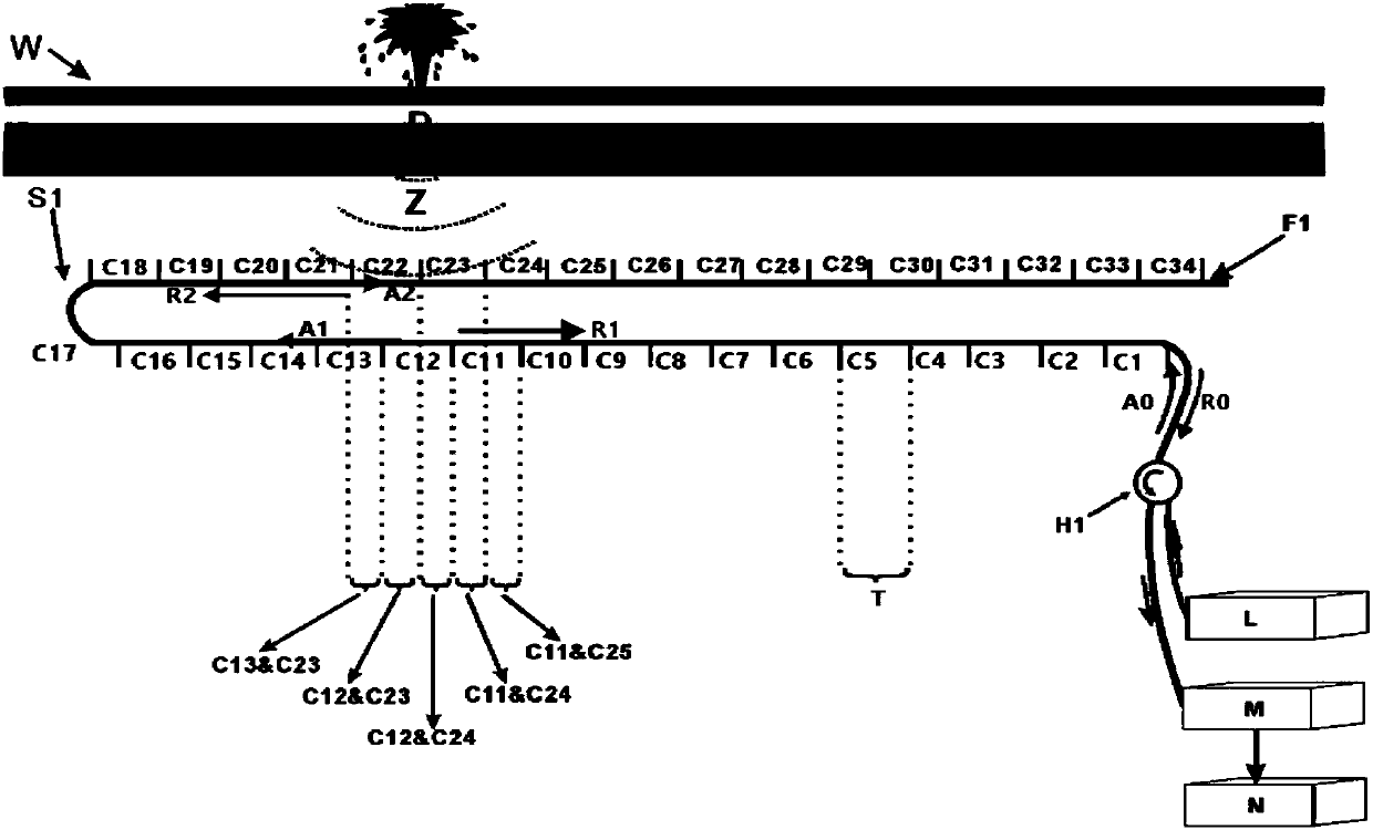 Fiber-sensing-based safety detection method for oil and gas pipeline