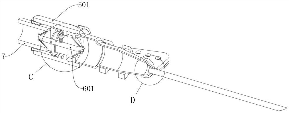 Medical tube-sealing-free superficial vein indwelling needle