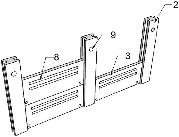 Anchor cable-reinforced soil combined retaining member and construction method thereof