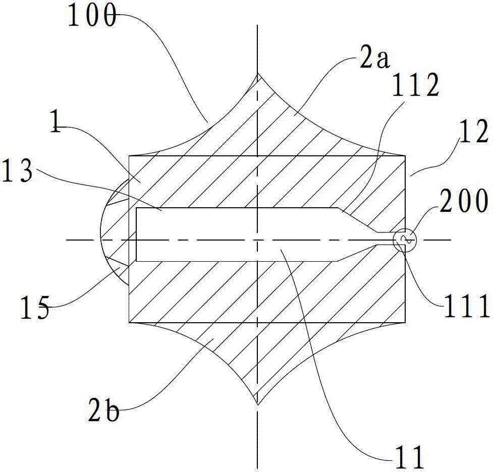 Broadband high gain antenna with bionic form and antenna module with the same