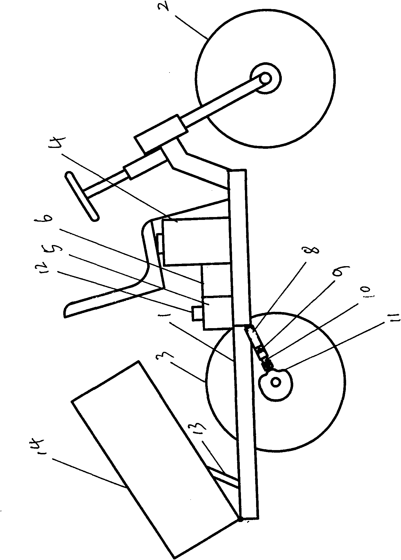 Agricultural tricycle