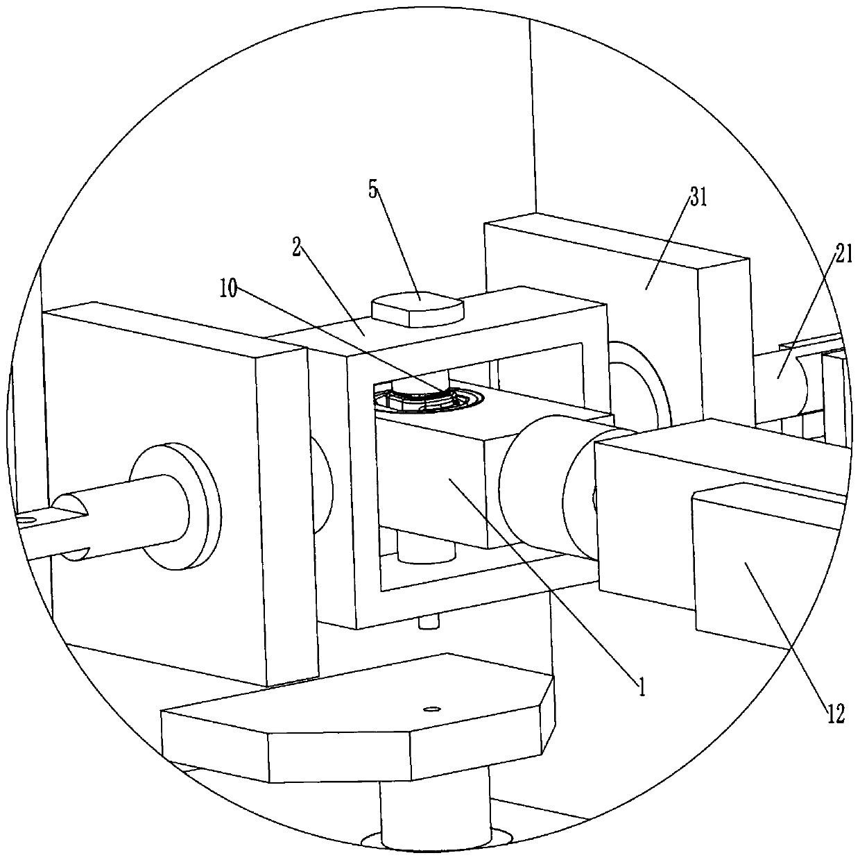 Rubber bushing test system