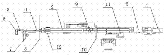 Automatic arrow belt threading mechanism