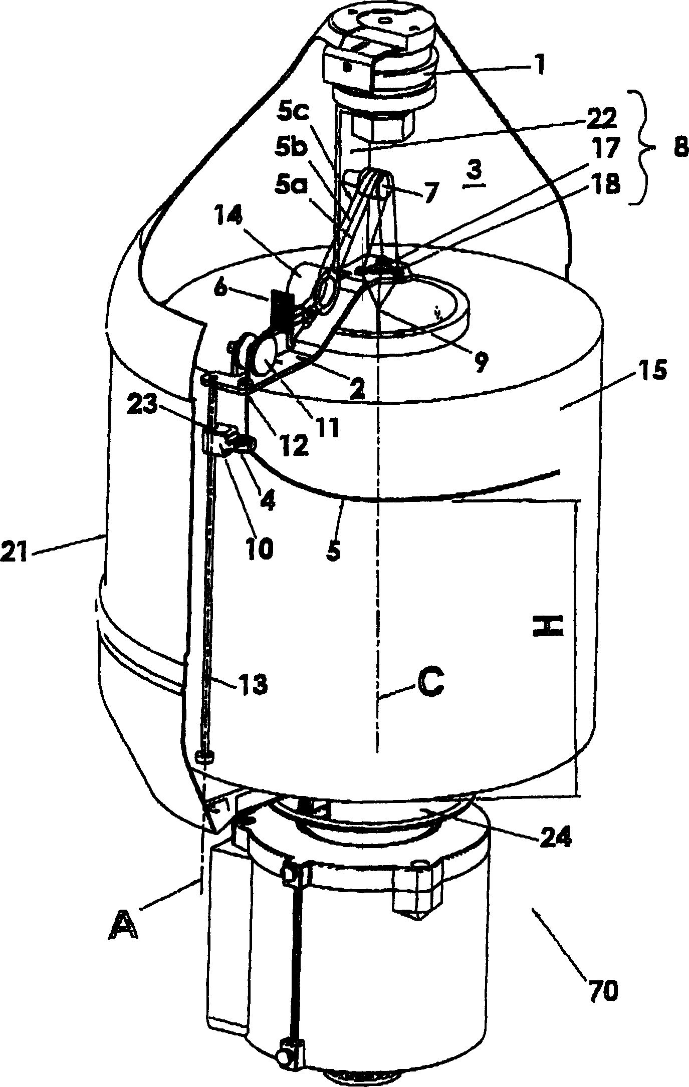 Textile machine for producing plied yarn and method