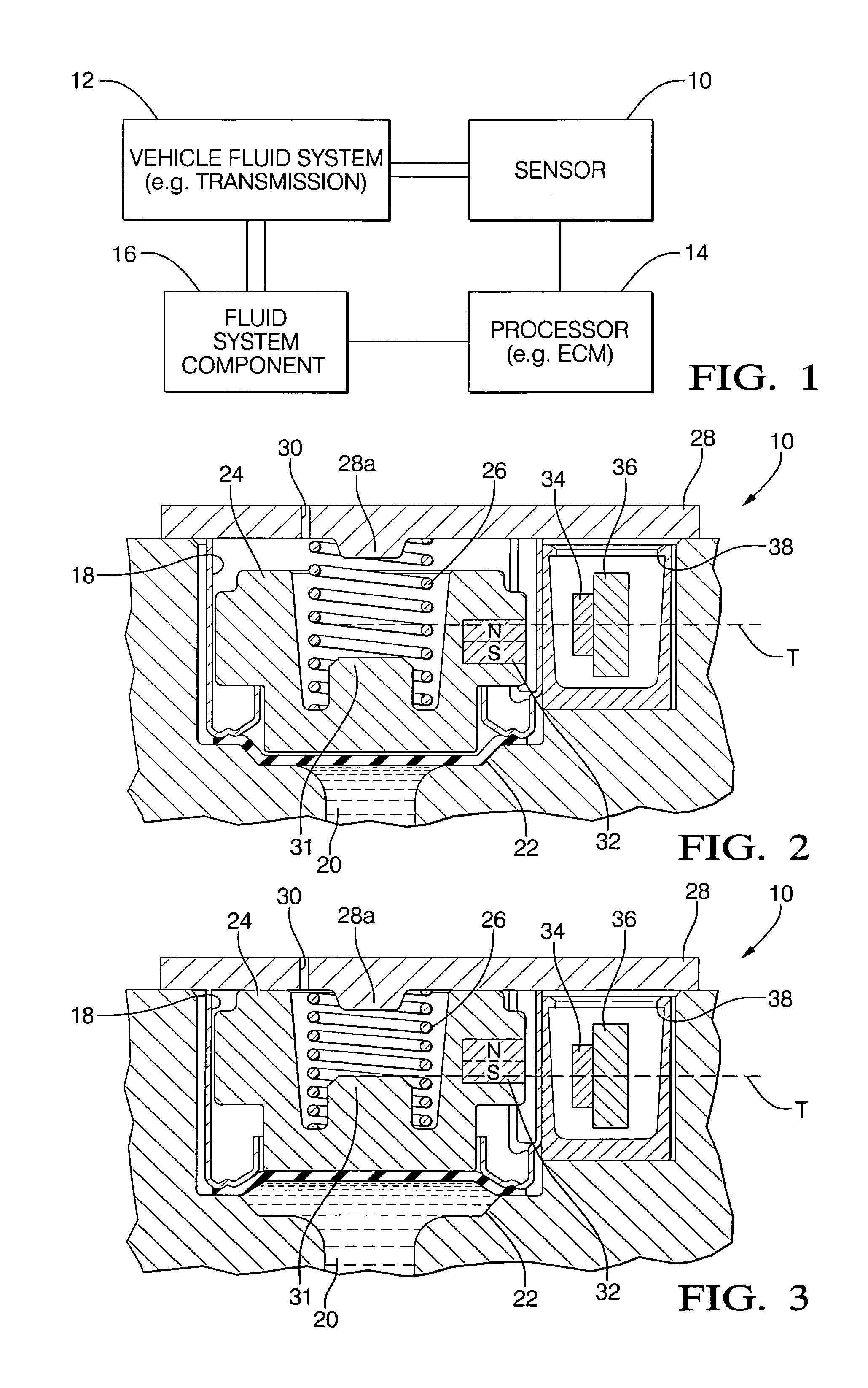 Non-contact pressure switch assembly
