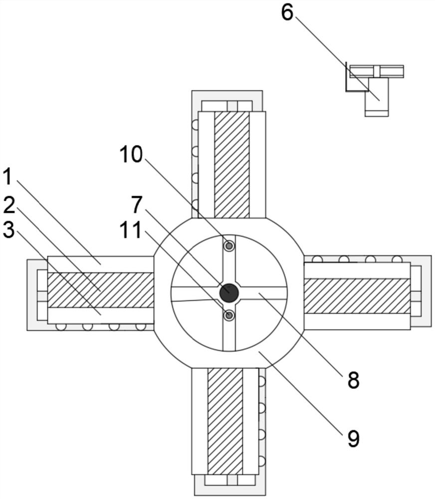 A rotary power generation device based on water droplet impact friction