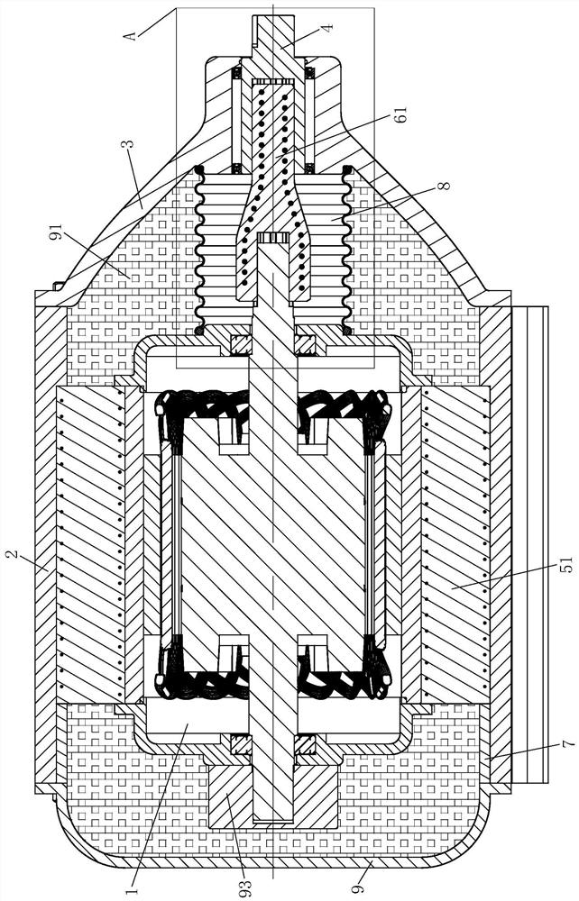 Motor for medical equipment