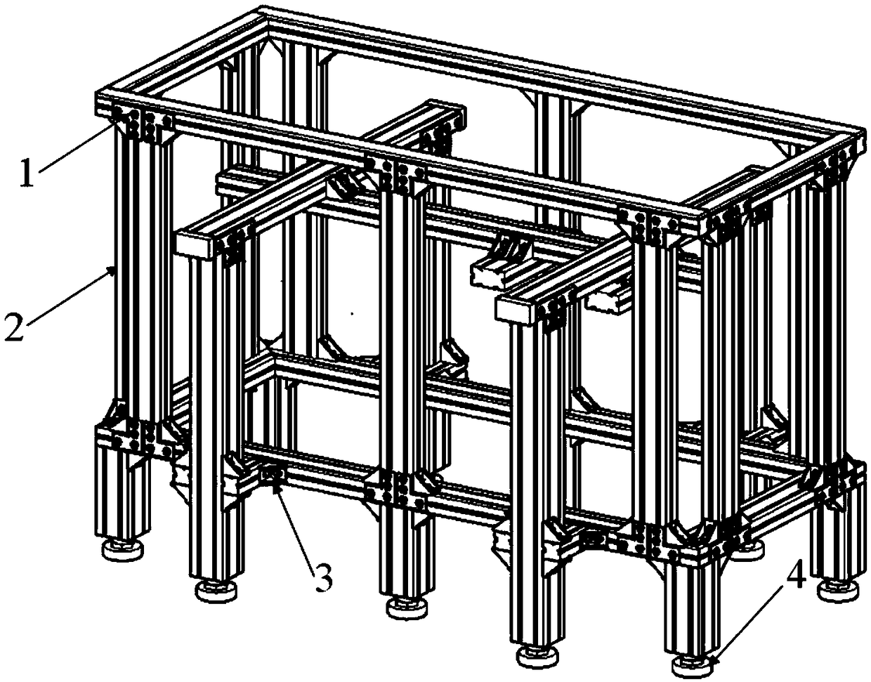 Test platform capable of providing low temperature environment