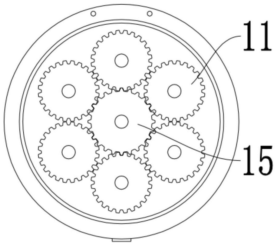 Mechanical part cleaning device