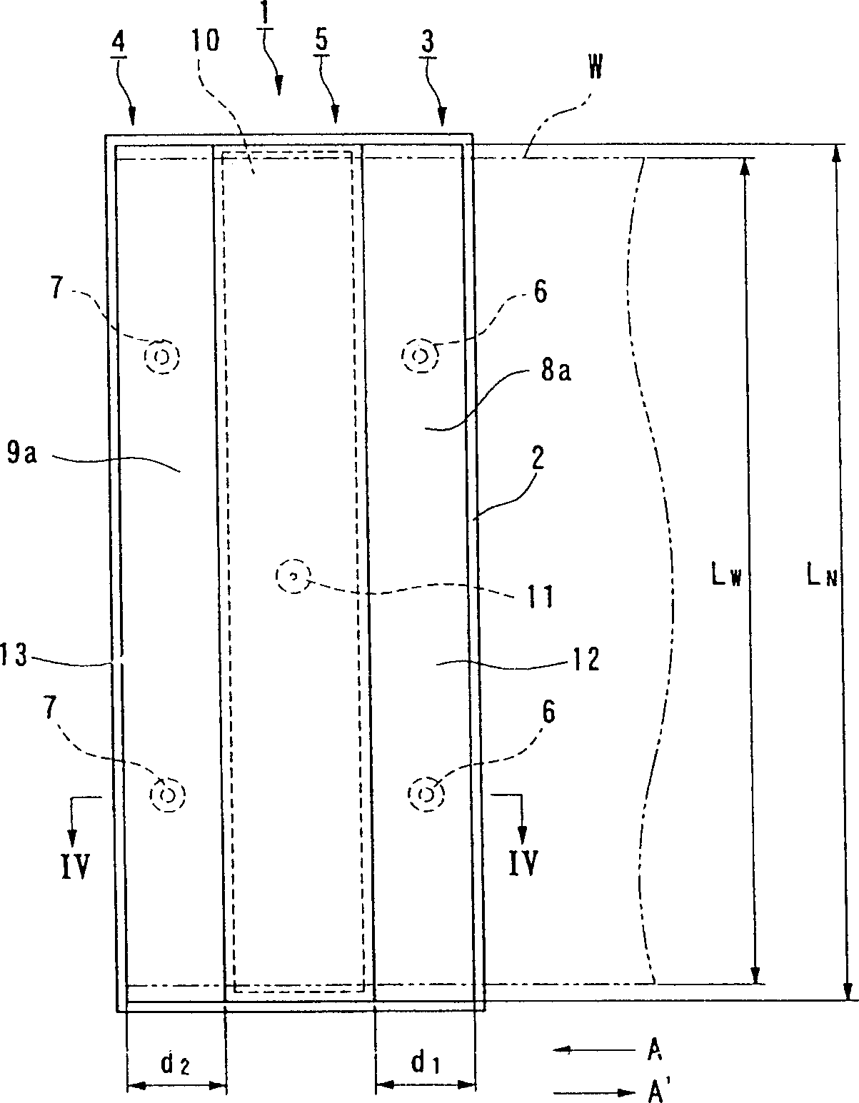 Wet type processing device