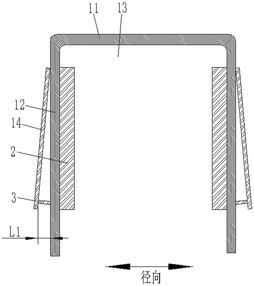 Rotor structure of external rotor motor and external rotor motor